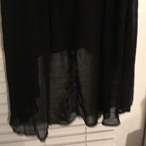 Girls forever 21,  high low, black sheer skirt